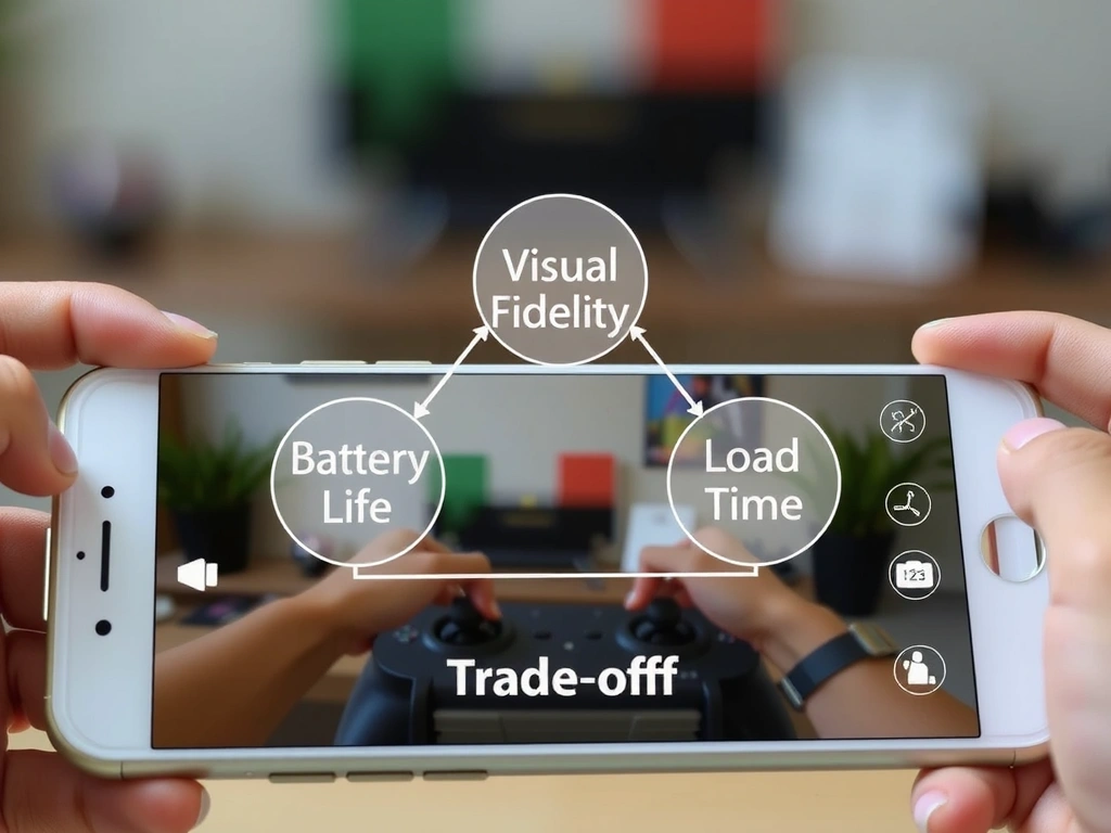 Simplified trade-off triangle diagram